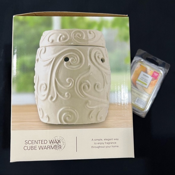 Sonoma Accents Sonoma Scented Wax Cube Warmer Ivory Ceramic Plug In